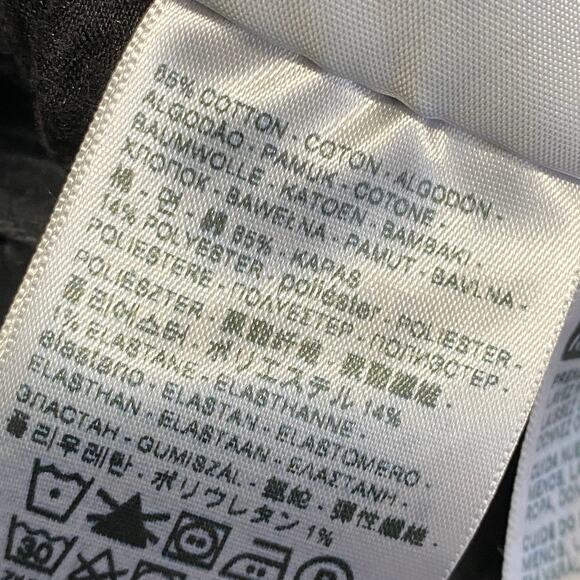 Levi's Mid-Rise Black Stretch Denim Sateen Skinny Jeans Women's Size 14 32 x 32 - Picture 9 of 10